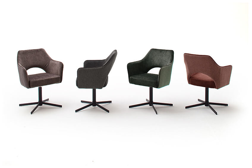 Valletta von MCA Furniture Kreuzfußstuhl Valletta von MCA Furniture