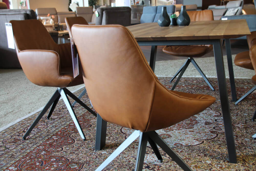 Lederdrehstuhl ohne Armlehne Maple von Bert Plantagie