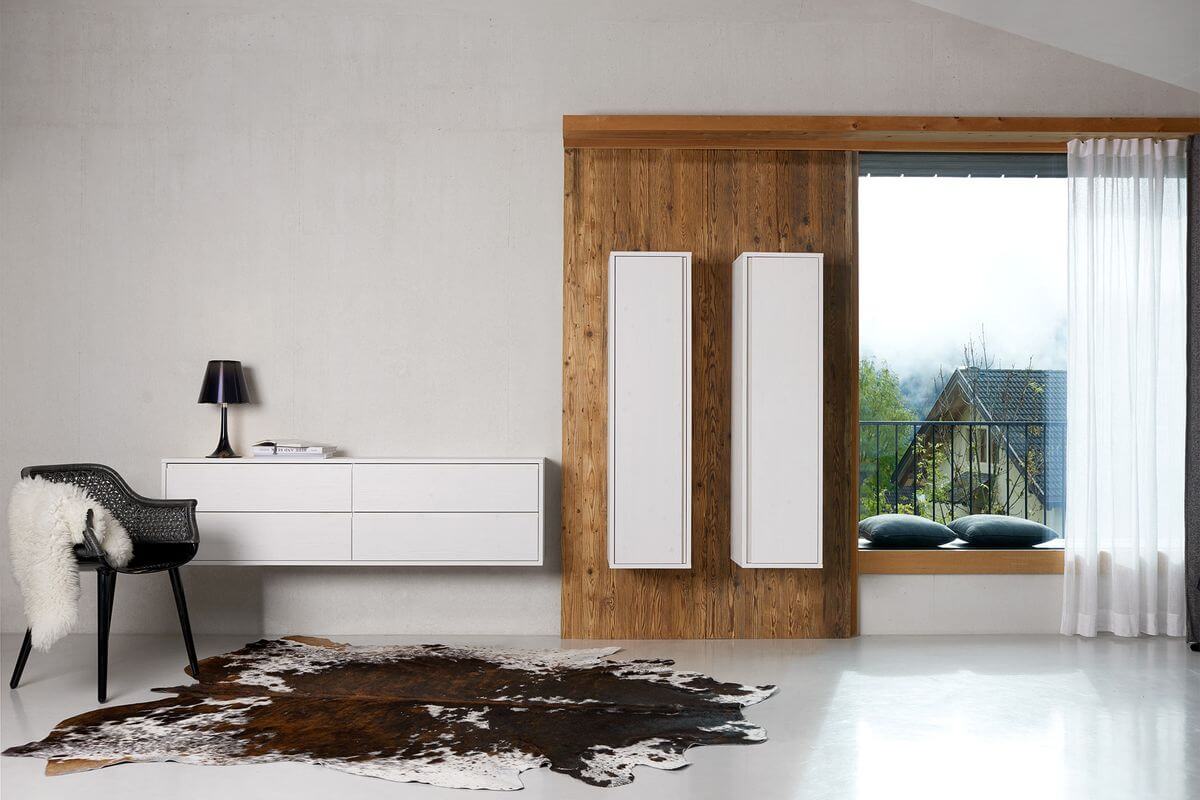 Basilia Wohnwand von Gaderform nature living Wohnwand Basilia Wohnwand von Gaderform