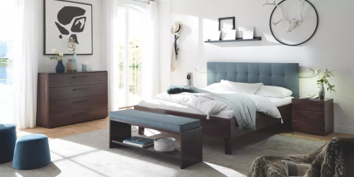 Massivholzbett Wood-Line von Hasena