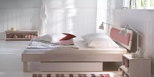 Massivholzbett Wood-Line von Hasena