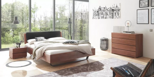 Massivholzbett Wood-Line von Hasena