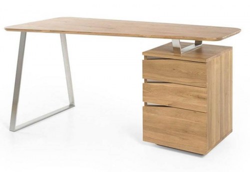 Schreibtisch " Tori " in Asteiche massiv von MCA Furniture