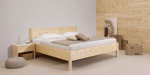 Massivholz-Bett Naturana von Gaderform