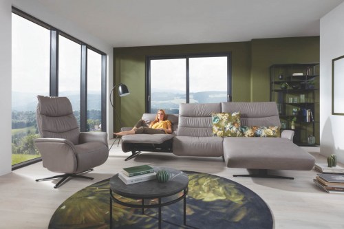 Wohnlandschaft 4050/4051 Cumuly Comfort Wohnlandschaft von Himolla