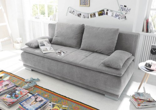 Schlafsofa Luigi Lux.3DL von Black Red White