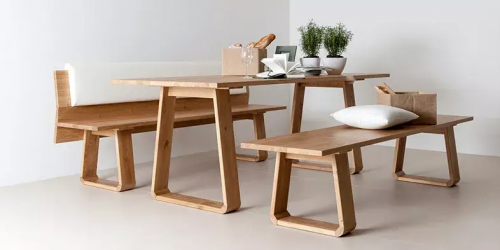 Colonia Sitzbank und Tisch von Gaderform nature living Sitzbank und Tisch Colonia Sitzbank und Tisch von Gaderform